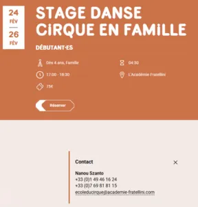 Kontaktinformationen für das Praktikum