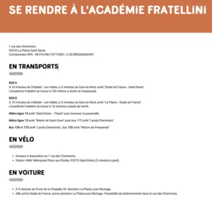 Wie man zur Zirkusschule kommt 