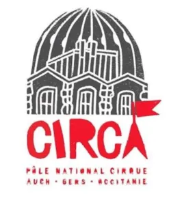 Offizielles Logo von CIRCA, Nationales Zirkuszentrum von Auch in Okzitanien, Veranstalter des Internationalen Festivals für Zeitgenössischen Zirkus, in dem auch FEDEC- und CIRCLE-Shows stattfinden.