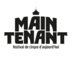 Poster voor het MAIN-TENANT 2027 festival, een festival voor hedendaags circus georganiseerd door Cirque Jules Verne in Amiens, met een programma van voorstellingen op verschillende culturele locaties in Amiens Métropole van 1 tot en met 9 april 2027.