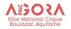 Officieel logo van Agora PNC – Pôle National Cirque Boulazac Aquitaine, organisator en coproducent van de creatie La terre s’en va sous nos pieds.