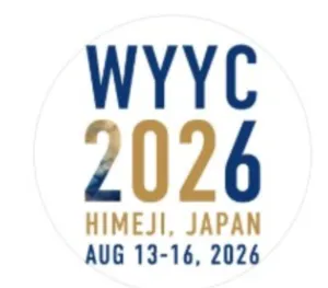 Official logo of the World Yo-Yo Contest 2026 held in Himeji, Japan from August 13 to 16, 2026.