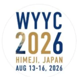 Official logo of the World Yo-Yo Contest 2026 held in Himeji, Japan from August 13 to 16, 2026.