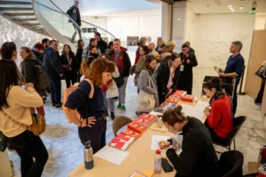 Participants are welcomed to the BIAC Professional Meetings in an exhibition hall. Artists, programmers, producers, and performing arts professionals network in the registration areas before the start of the conferences and...