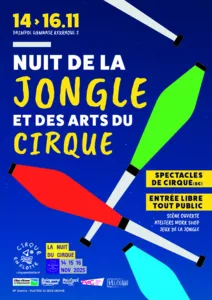 Clubs wervelen in de lucht