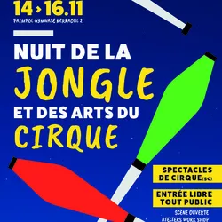 Posters van clubs die in de lucht ronddraaien.